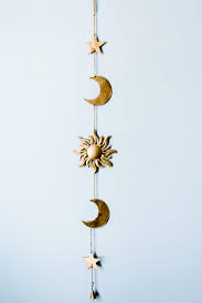 Celestial Wall Hanging Hanging Wall Decor Handmade Home Decor Wall Hanging