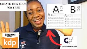 Create This Kids Alphabet Tracing Book Fast Using Creative Fabrica for Your  Amazon KDP #KDP
