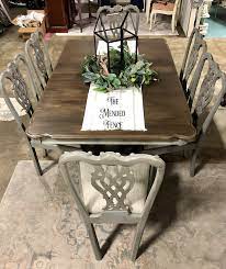 Amazing Chippendale Dining Set Updated In Fusion Mineral Paint S Sacred Sage And Acce Painted Dining Table Formal Dining Room Furniture Formal Dining Room Sets