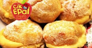 Cik Epal Resepi Cream Puff Sos Kastard Cream Puffs Resepi Cream Puff Cream