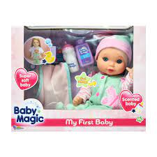 Baby Magic My First Baby Play Set W Toy Baby Doll Scented Walmart Com