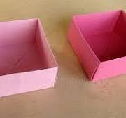 Schachtel mit Deckel basteln mit Papier - Origami Box falten ...