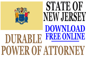 Resume examples > form > printable social security disability forms. New Jersey Durable Power Of Attorney Free Durable Power Of Attorney Form