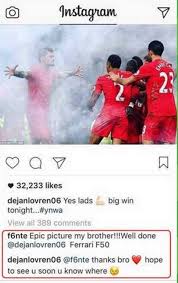 Get notified when instagram {dejan lovren} is updated. The Jose Fonte And Dejan Lovren Exchange Which Has Fans Wondering If Southampton Man Is Joining Liverpool Mirror Online
