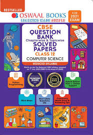 Students have to download the complete class 12 computer science sample papers in pdf for the great score in the. Oswaal Cbse Question Bank Class 12 Computer Science Chapterwise Topicwise Solved Papers Reduced Syllabus For 2021 Exam