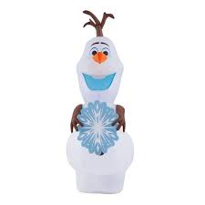 A wide variety of inflatable outdoor christmas decorations options are available to you, such as lighting solutions service, material, and warranty(year). Disney 4 Ft Inflatable Olaf With Snowflake Scarf 117476 The Home Depot