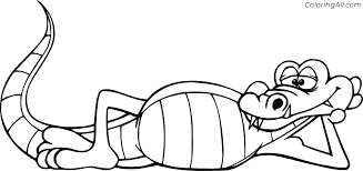 You can now download the best collection of crocodile coloring pages image to print. Sleeping Crocodile Coloring Page Coloringall