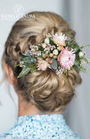 46 New Ideas For Garden Wedding Makeup Brides Floral Crowns Sac Kisa Sac Resim