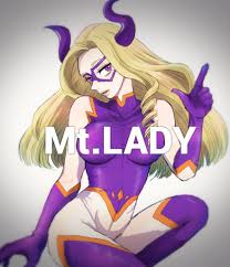 Mount Lady | Gadis anime, Gadis animasi, Animasi