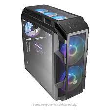 The cooler master k501l a. Cooler Master Mastercase H500m Mesh Glass Rgb Mid Tower Gaming Cabinet Iron Grey Dual 200mm Rgb
