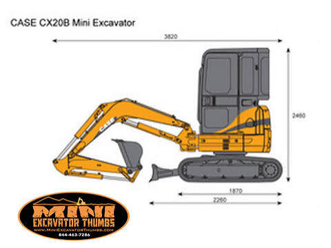 Case CX20B ZTS Mini Excavator