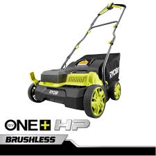 The home depot, toronto, ontario. 18v One Hp Brushless Dethatcher Aerator Kit Ryobi Tools