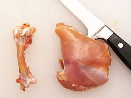 Find the perfect chicken bone stock illustrations from getty images. How To Debone A Chicken Thigh Knife Skills Serious Eats
