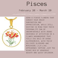 Birth Month Flower Necklace Australia Pisces February 20 March 20 Pisces Birth Month Flowers Pisces Flower