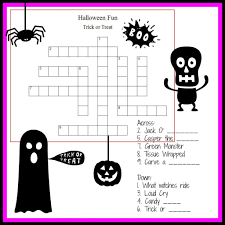 Check spelling or type a new query. Happy Halloween Puzzles For Kids Busy Vegetarian Mom Halloween Puzzles Halloween Worksheets Halloween Crossword Puzzles