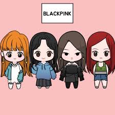 Black And Pink Cartoon 