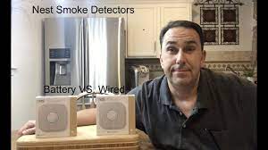 Change the batteries in your smoke detector. Nest Smoke Detectors Battery Vs Wired Youtube