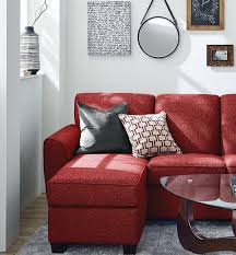 red sofa with chaise red sofa red couch red decor