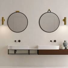 If you're looking to remodel your bathroom with a gorgeous design, we're here to help. Wall Mounted Bathroom Mirror 2 Ex T Hanging Contemporary Round