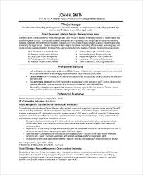 Best cv format templates for the uk, with cv format example, and writing tips on how to format a cv well. Free 5 Sample It Cv Templates In Pdf Ms Word