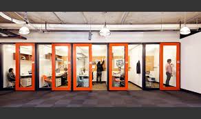 Designing Around Collaboration And Mobility With Images Office Space Inspiration Office Collaboration Space Office Pods
