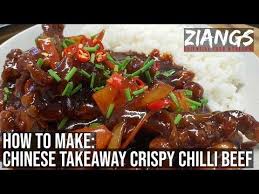 {make ready of for the beef:. Ziangs How To Make Chinese Takeaway Crispy Chilli Beef Sauce By Takeaway Owners Youtube Crispy Chilli Beef Beef Sauce Beef