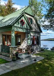 Lakeside Maine Cottage Lake Houses Exterior Cottage Exterior Maine Cottage