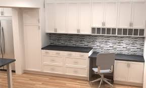 Kitchen Cabinets As Office Furniture Ikea Kitchen Design Kitchen Remodel Small Kitchen Decor Modern