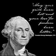 EAGLE SCREECH!! In the immortal words of George Washington, “May your grill  burn hot and your love for freedom burn hotter.” He really said that! ,  #HappyBirthdayAmerica #4thOfJuly #FireWorks