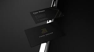 Are you looking for free black business card templates? Big Black Business Card Mockup Bundle Mockup World
