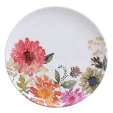 Noritake leona dinnerware 32 piece service for 4,vintage fine china, noritake leona pattern,yellow scroll with floral dinnerware set teacupsnroses 5 out of 5 stars (24) $ 299.00 free shipping add to favorites sale 12 vintage virginia rose bowls homer laughlin 1930s floral pattern flowers pink yellow cream antique dishes gold roses soup dessert. Better Homes Gardens 4 Pack Floral Melamine Dinner Plate Walmart Com Walmart Com
