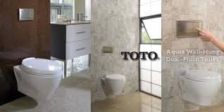 toto aquia wall hung toilet unique