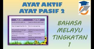 8 subjek dalam sesuatu ayat menjadi pelaku dan objek menjadi penderita. Ayat Aktif Dan Ayat Pasif Tahun 4 Ayat Aktif Dan Ayat Pasif Tatabahasa Menukarkan Ayat Aktif Kepada Ayat Pasif Sonia Uyaa