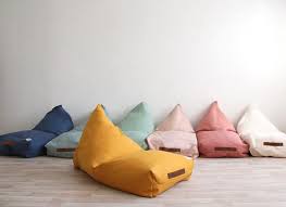 Nobodinoz Oasis Bean Bag In Bloom Pink Bean Bag Chair Childrens Bean Bag Chair Floor Cushions