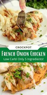 Crockpot French Onion Chicken Video Chicken Crockpot Recipes Easy Chicken Crockpot Recipes Crockpot Recipes Easy