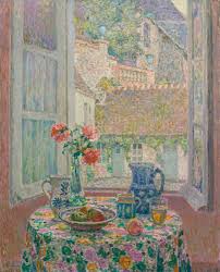 Henri Le Sidaner La Table Sur La Cour Modern Art Art Artwork