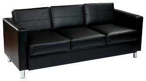 36 x 36) model #mtbx36. Modern 3 Seater Sofa Metal Legs With Faux Leather Upholstered Seat Black Rustic Plant Stands And Telephone Tables By Efurnish Houzz
