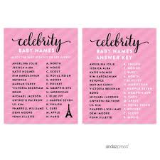 Baby names starting with o here are your search results for baby names starting with o. Celebrity Name Game Paris Bonjour Bebe Girl Baby Shower Game 20 Pack Walmart Com Walmart Com