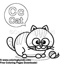 We hope you enjoy our originally designed coloring page. Alphabets C For Cat Coloring Page 427 Coloring By Miki
