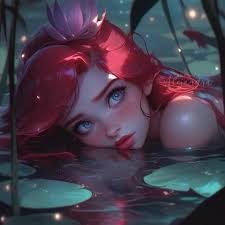 Appreciation post for Ariel—her flowing red hair, kind eyes, and  adventurous spirit are pure magic. Which Ariel moment is your  favorite?"🌊✨✨ AI-assisted creations, reimagined and edited by me. Inspired  by beloved Disney