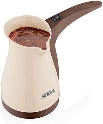Amazon.com: Sinbo SCM 2928 Greek Turkish Coffee Maker Machine Electric Pot  Briki Ibrik BROWN by Sinbo: Home & Kitchen