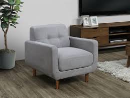 Unlike some designs that merely prop cushions on a wooden base, the sofa contours a deep, comfortable seat with webbing suspension. Bella Occasional Chair Armchair Grey On Sale