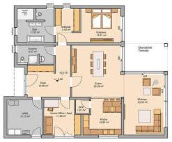 Bungalow Select Bauhaus Auf Einer Ebene Haus Bungalow Grundriss Bungalow Haus Grundriss