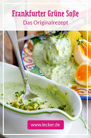 Grune Sosse Rezept Fur Den Frankfurter Klassiker Lecker Grune Sosse Rezept Grune Sosse Rezepte