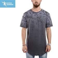 Fashion Shadow Rose Longline T Shirt Beach Leisure T Shirts For Men China O Neck T Shirts And High Quality T Shirts Price Made In China Com