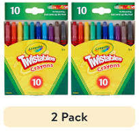 Crayola Mini-Twistables Crayons, 10 Count, Assorted Colors
