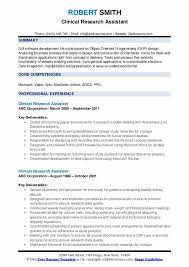 Sample cover letter for research assistant with no experience. Clinical Research Assistant Resume Samples Qwikresume