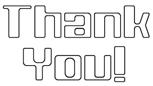 Thank you black and white png. Please And Thank You Clipart Black And White