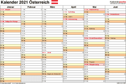 Gesetzliche feiertage sind in rot identifiziert. Kalender 2021 Osterreich Zum Ausdrucken Als Pdf