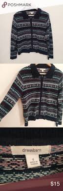 Dressbarn Sweater Sweaters Dressbarn Zip Up Sweater